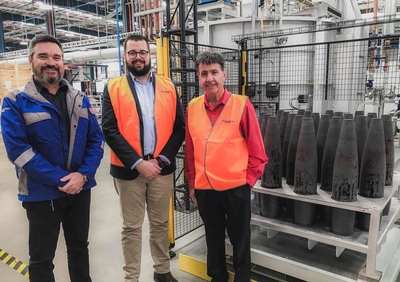 RNM Production of first artillery shell in AUS